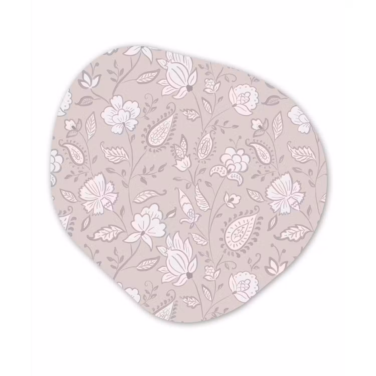 Bloemen - Getekend - Lavendel Wandcirkel Organisch Forex 3mm klein 629 -3d
