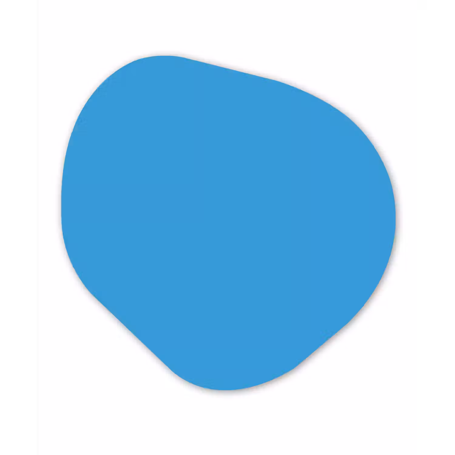 Cerulean - Breeze - Blauw Wandcirkel Organisch Forex 3mm klein 629 -3d