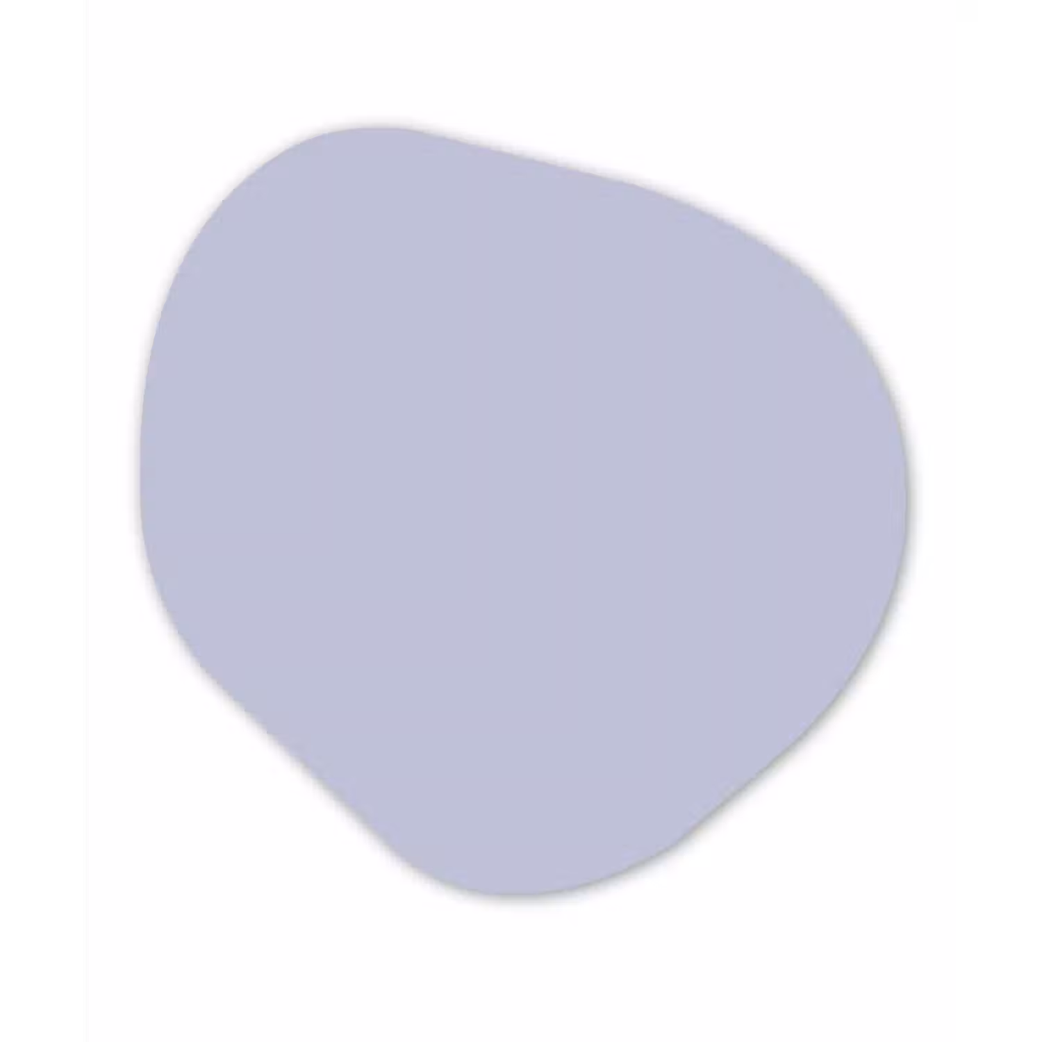 Chalky - Lavender - Paars Wandcirkel Organisch Forex 3mm klein 629 -3d