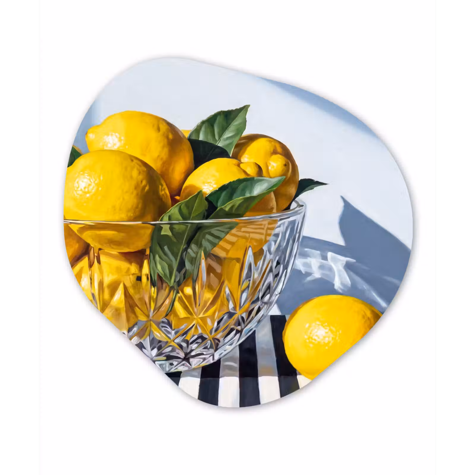 Organisch schilderij forex - Citroenen - Fruit - Geel - Citroenen - Fruit - Geel Wandcirkel Organisch Forex 3mm klein