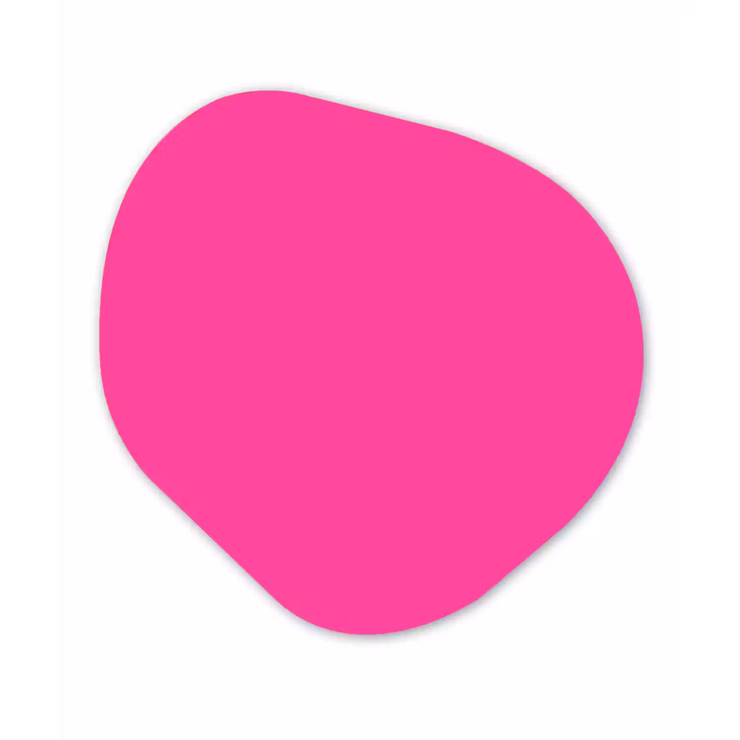 Electric - Magenta - Roze Wandcirkel Organisch Forex 3mm klein 629 -3d