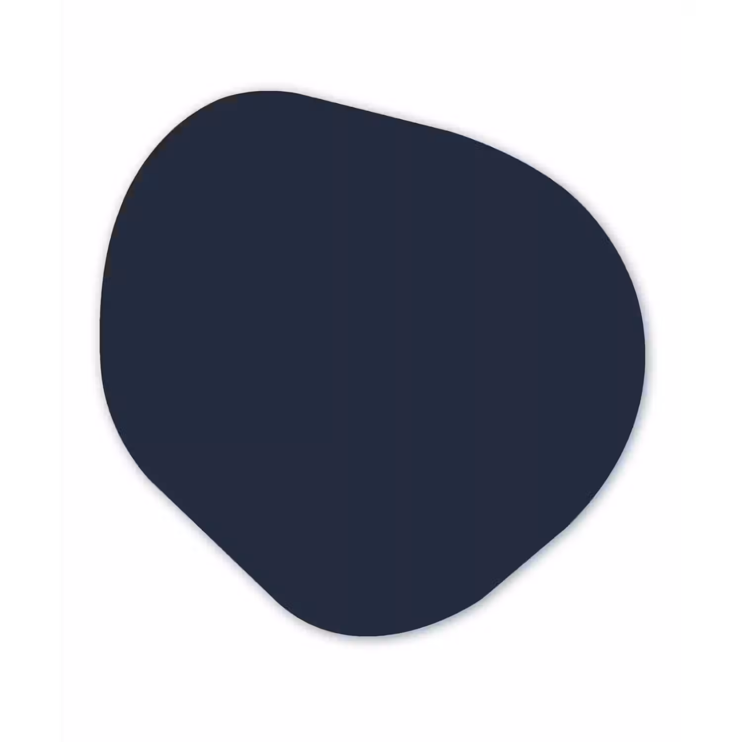 Geldersblauw - Blauw - Klassiek Wandcirkel Organisch Forex 3mm klein 629 -3d