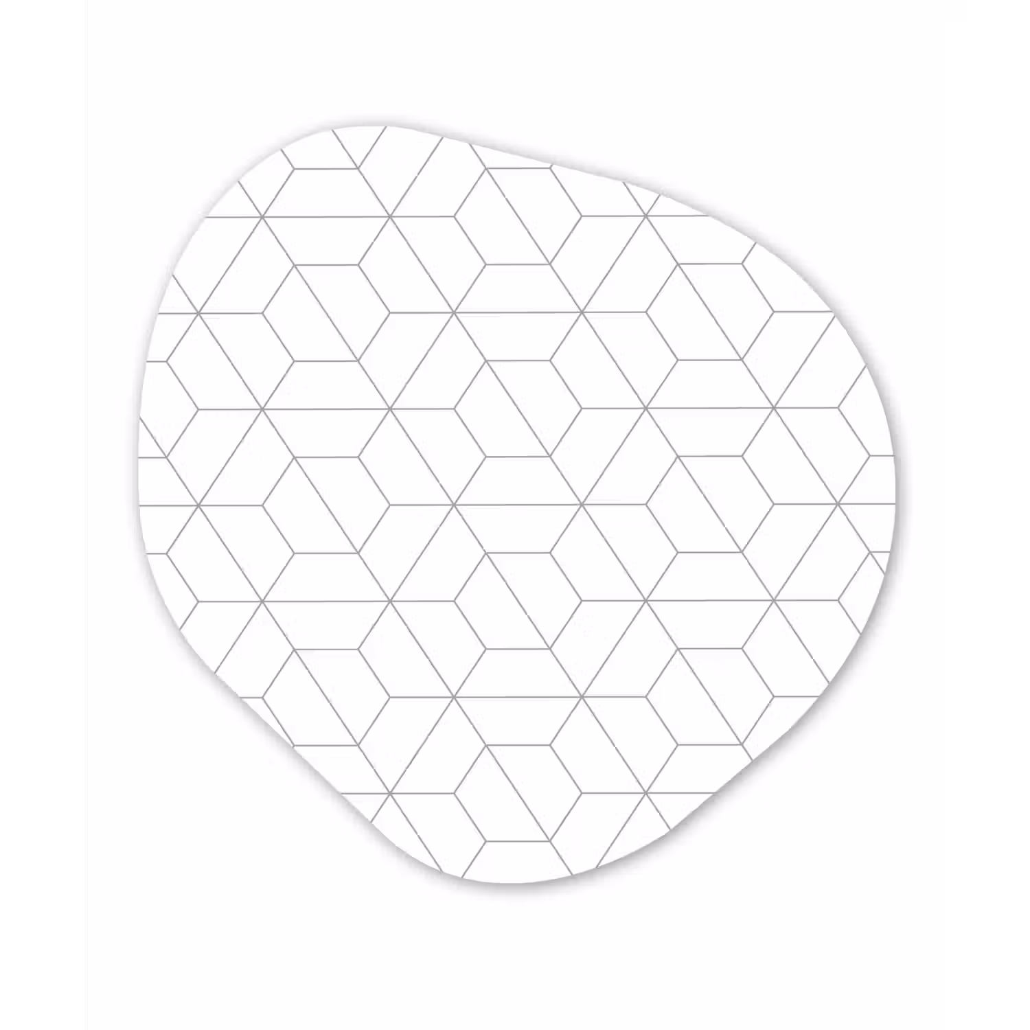 Geometrie - Lijn - Patroon Wandcirkel Organisch Forex 3mm klein 629 -3d