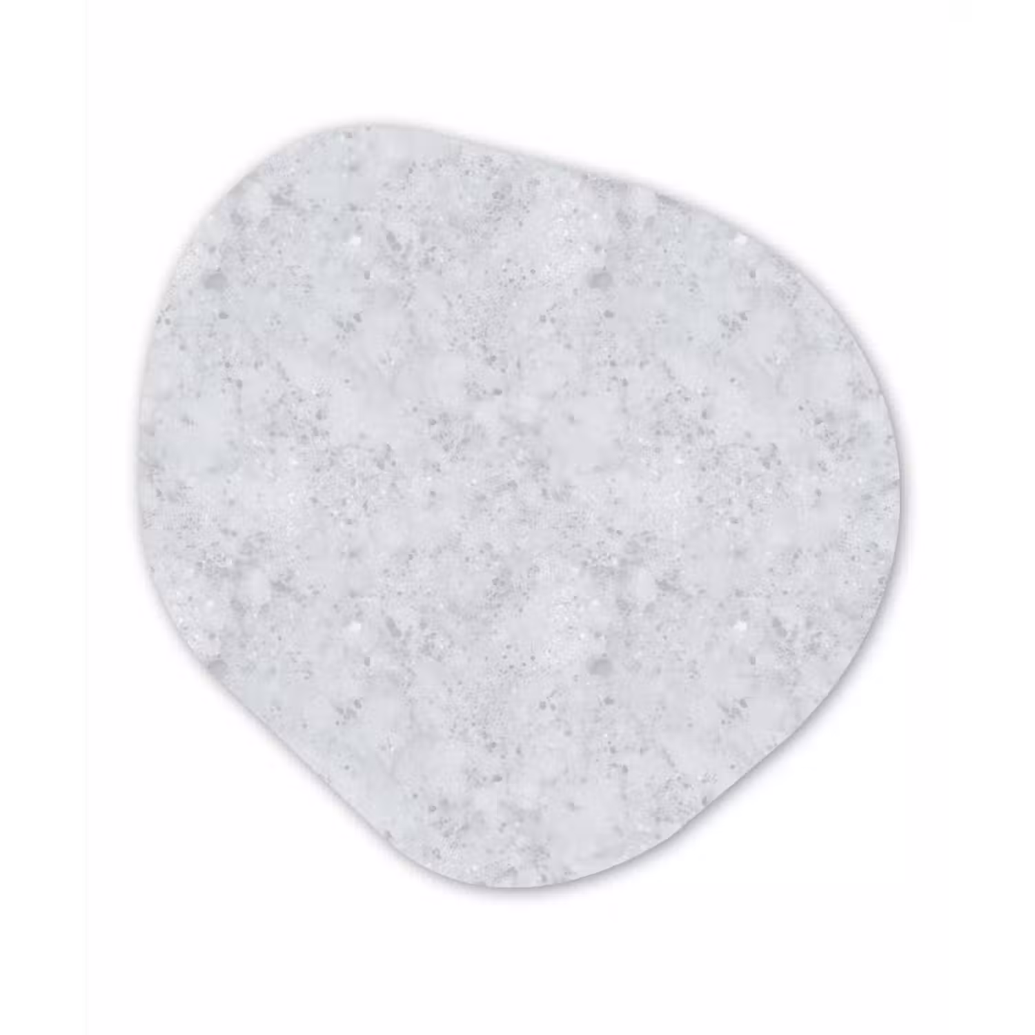 Grijs - Terrazzo-effect - Beton Wandcirkel Organisch Forex 3mm klein 629 -3d