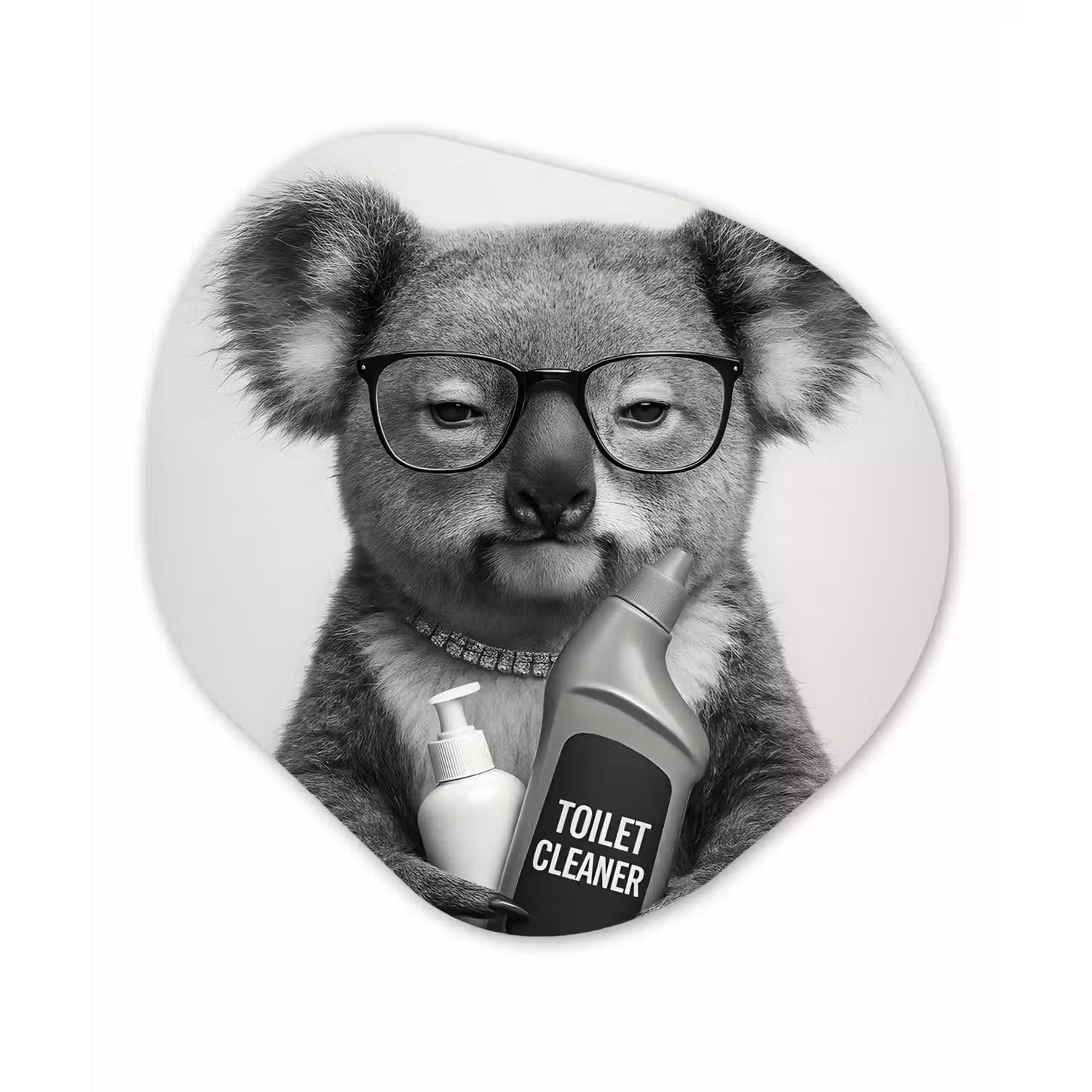 Koala - Bril - Toilet Wandcirkel Organisch Forex 3mm klein -3d