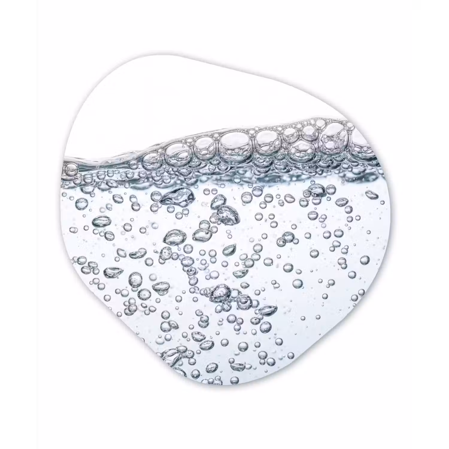 Luchtbellen - Water - Dynamisch Wandcirkel Organisch Forex 3mm klein -3d