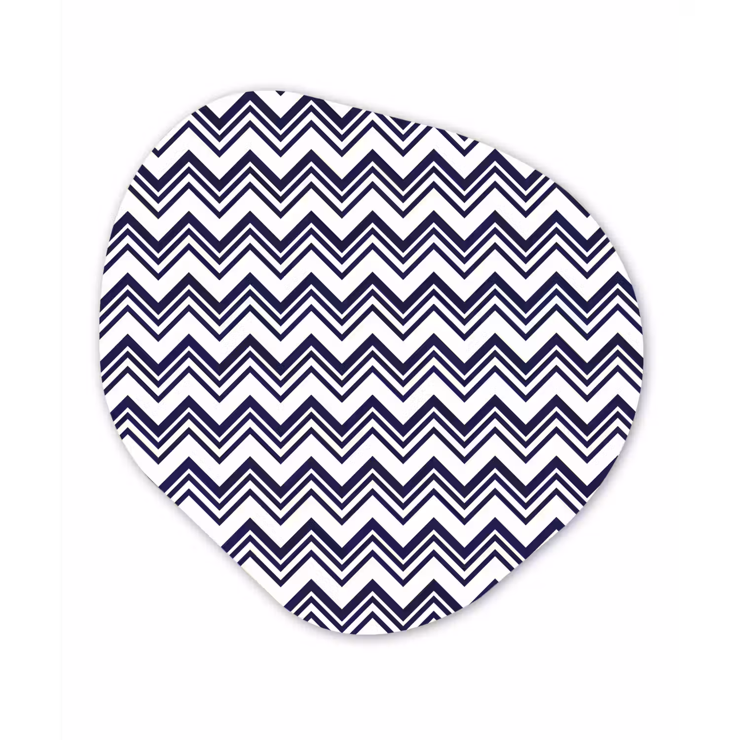 Oceaan - Golven - Blauw - Wit Wandcirkel Organisch Forex 3mm klein 629 -3d