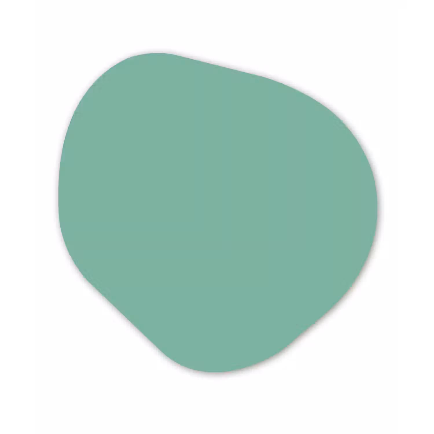 Ocean - Jade - Groen Wandcirkel Organisch Forex 3mm klein 629 -3d