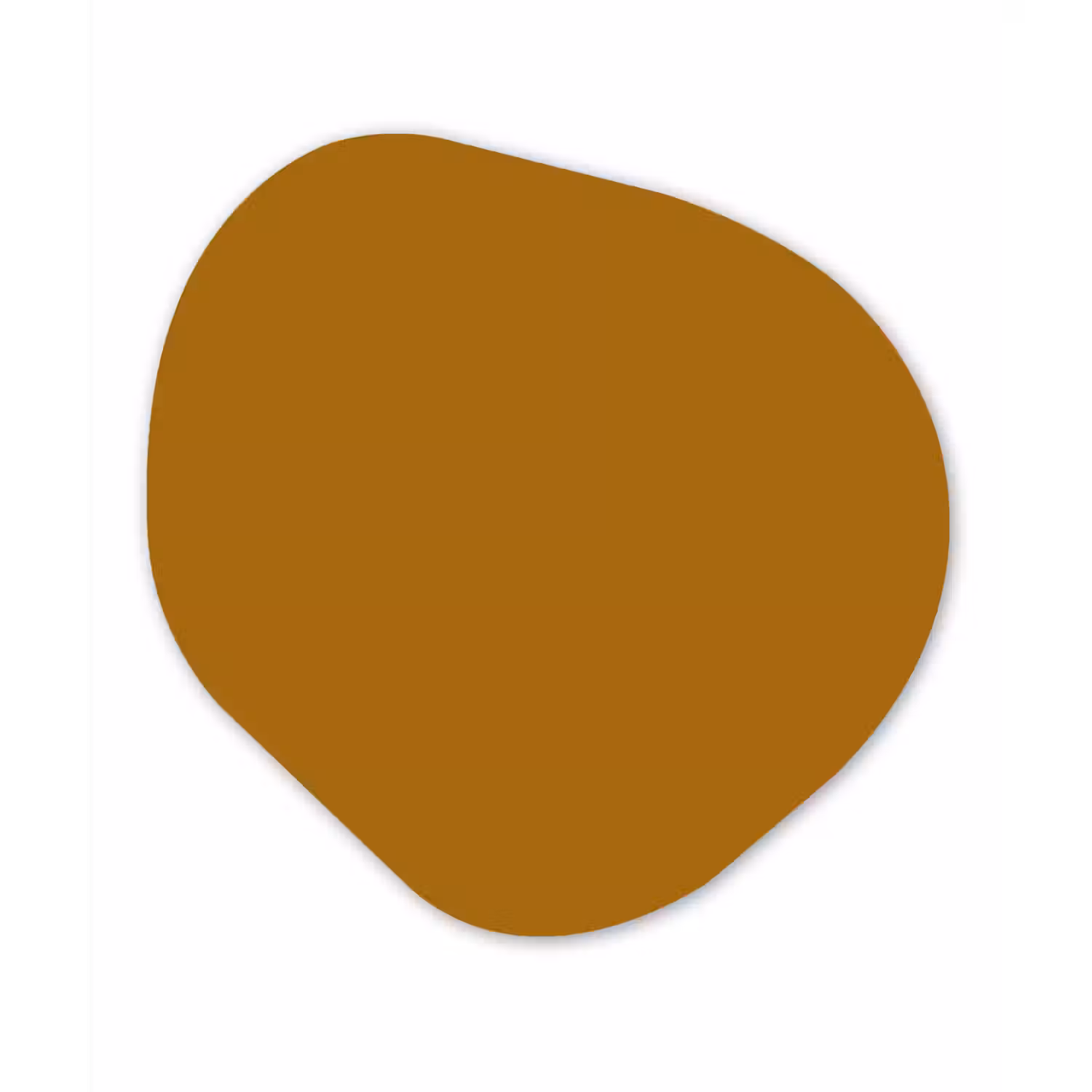 Ocre - Gold - Geel Wandcirkel Organisch Forex 3mm klein 629 -3d