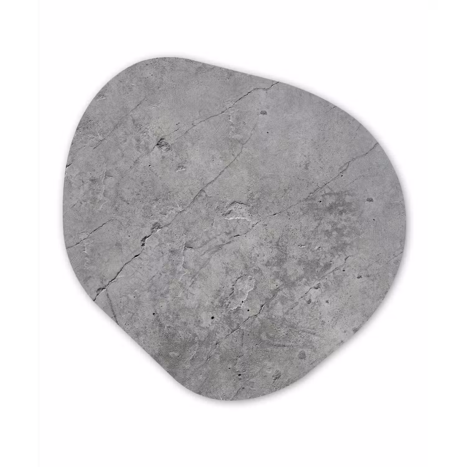 Patronen - Beton - Oud Wandcirkel Organisch Forex 3mm klein 629 -3d