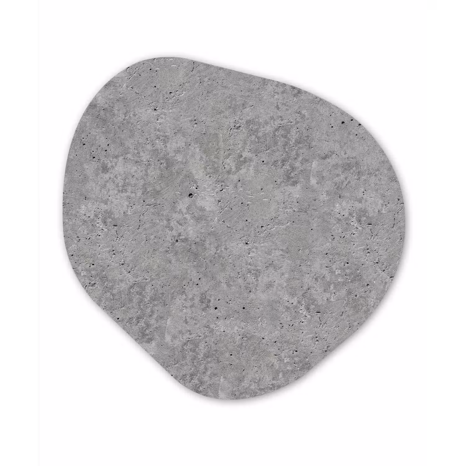 Patroon - Cement - Beton Wandcirkel Organisch Forex 3mm klein 629 -3d