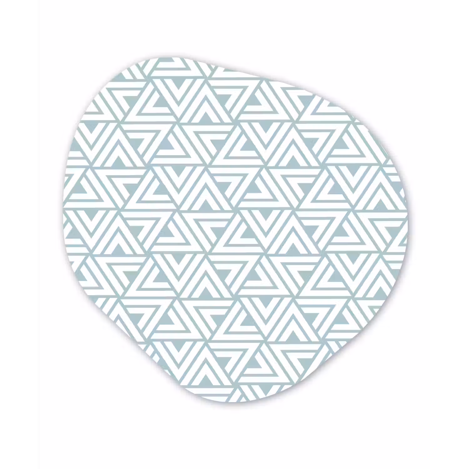 Patroon - Lijn - Design - Groen Wandcirkel Organisch Forex 3mm klein 629 -3d