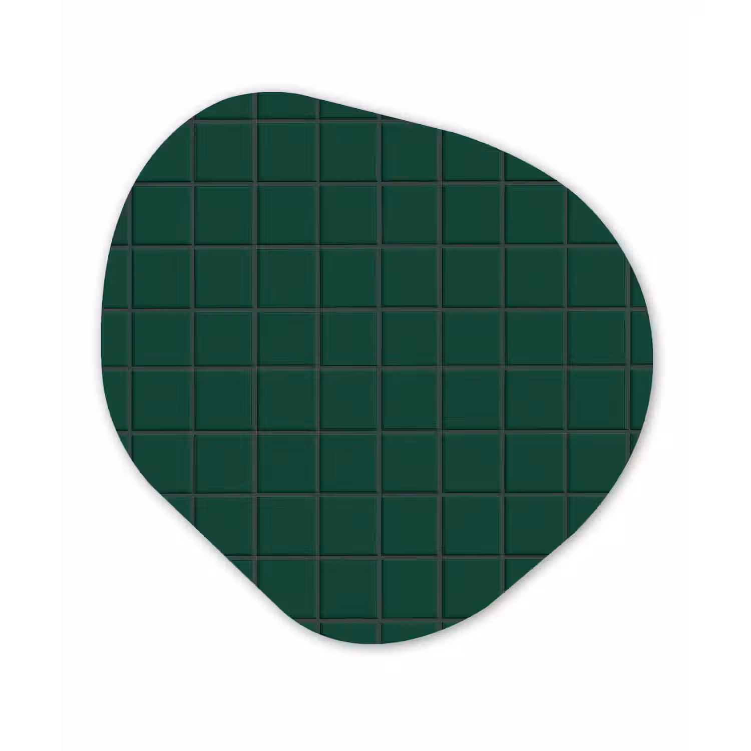 Patroon - Tegels - Dennen - Groen Wandcirkel Organisch Forex 3mm klein 629 -3d