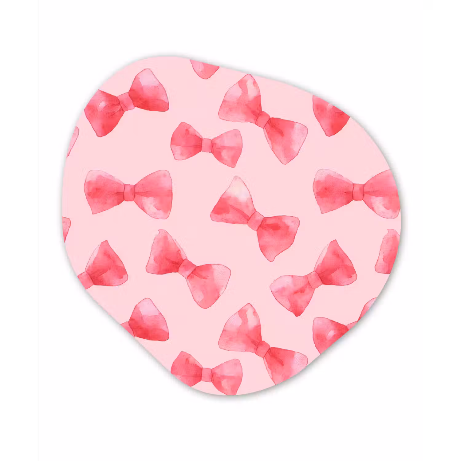 Strikken - Aquarel - Roze Wandcirkel Organisch Forex 3mm klein 629 -3d