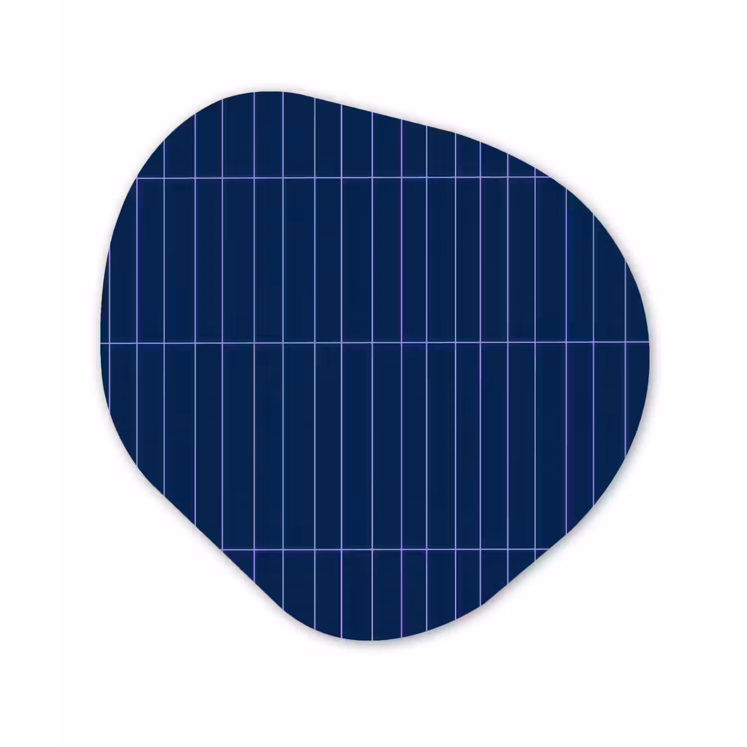 Tegels - Langwerpig - Blauw Wandcirkel Organisch Forex 3mm klein 629 -3d