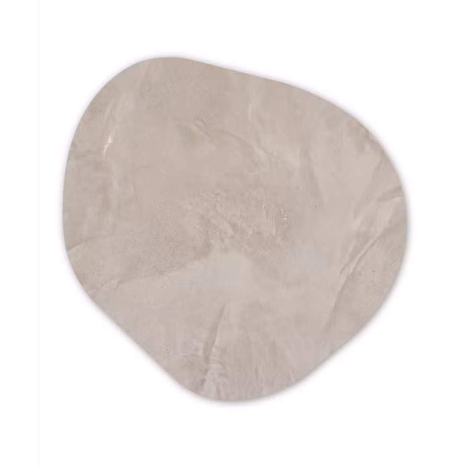 Textuur - Wand - Modern - Beige - Abstract Wandcirkel Organisch Forex 3mm klein -3d