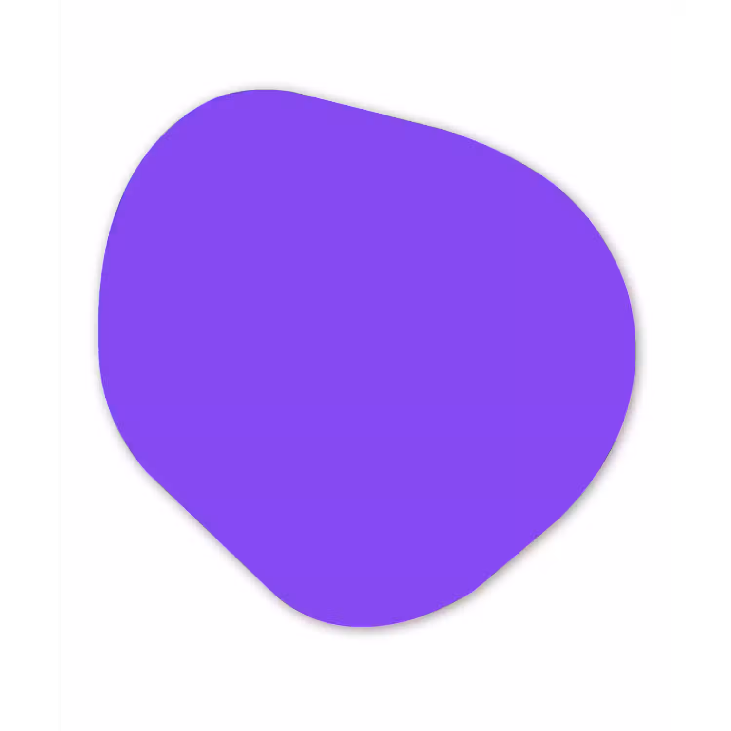 Vivid - Violet - Paars Wandcirkel Organisch Forex 3mm klein 629 -3d