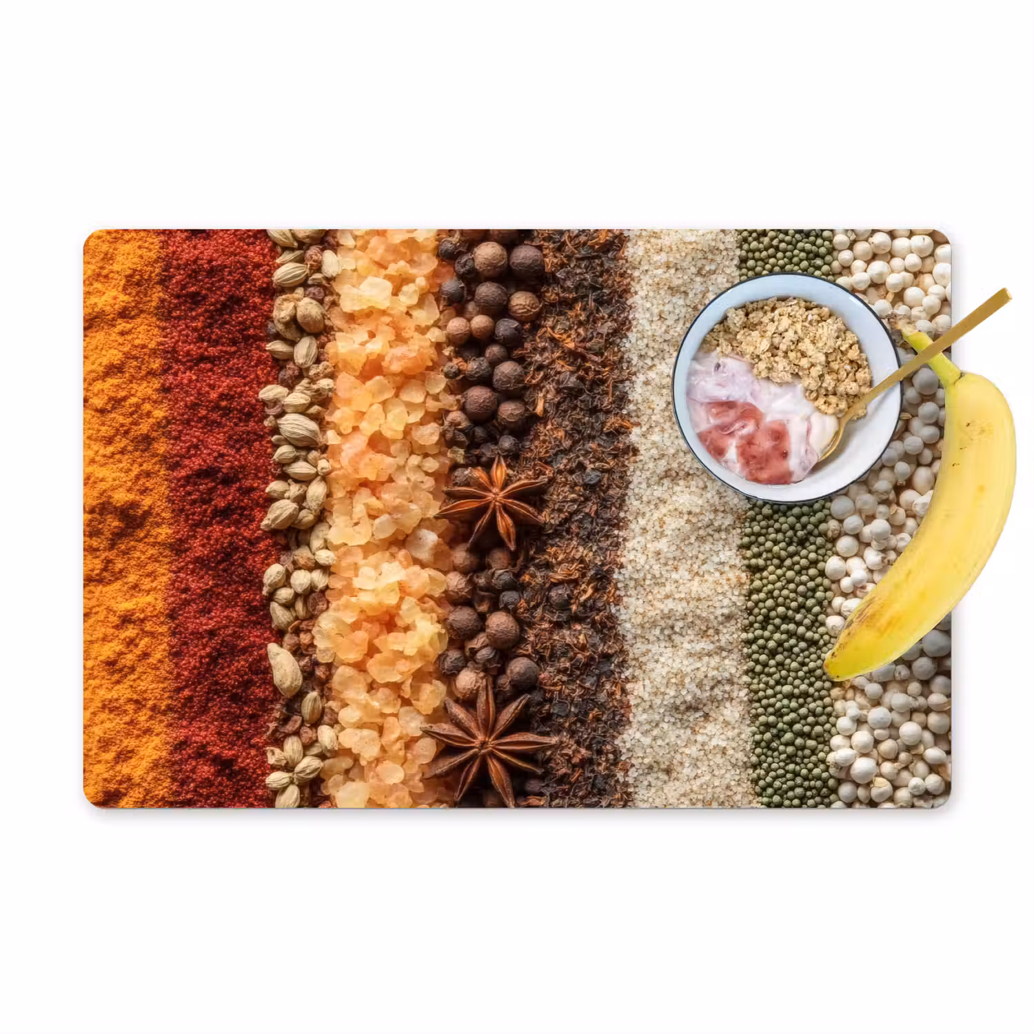 Banen - Verticaal - Kruiden - Variatie Placemat vinyl groot -zzzproduct_Kitchenyeah-website
