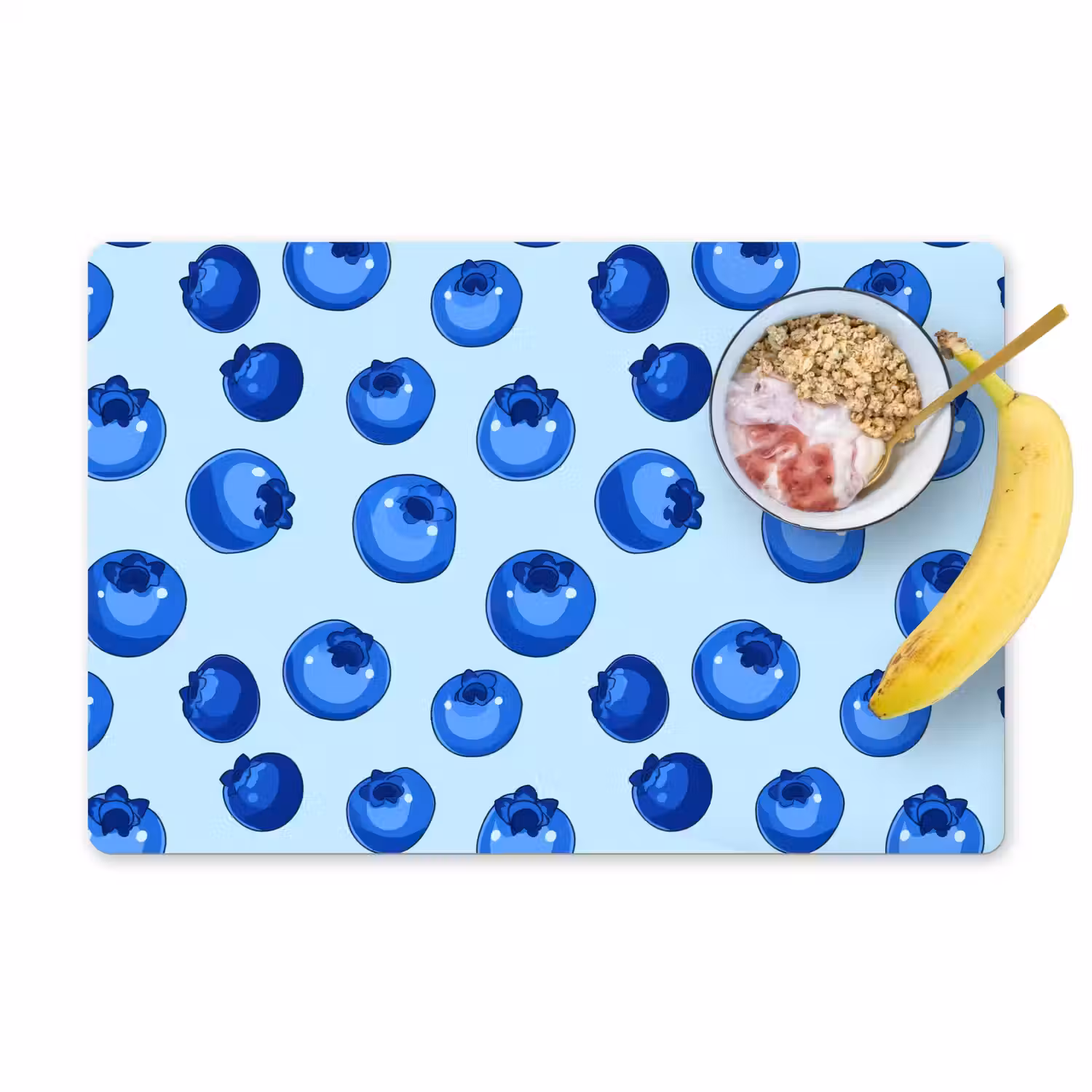 Bessen - Modern - Blauw Placemat vinyl groot 368 -zzzproduct_Kitchenyeah-website