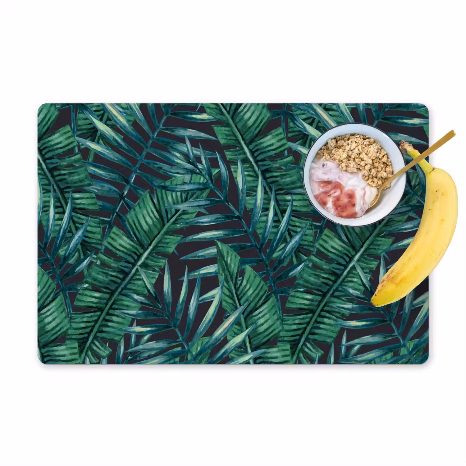 Bladeren - Tropical - Jungle Placemat vinyl groot -zzzproduct_Kitchenyeah-website