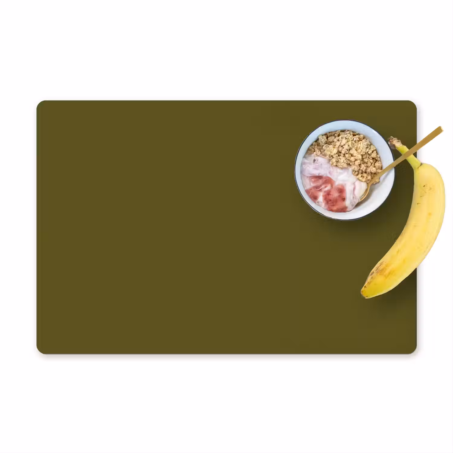 Dark - Olive - Groen Placemat vinyl groot 368 -zzzproduct_Kitchenyeah-website
