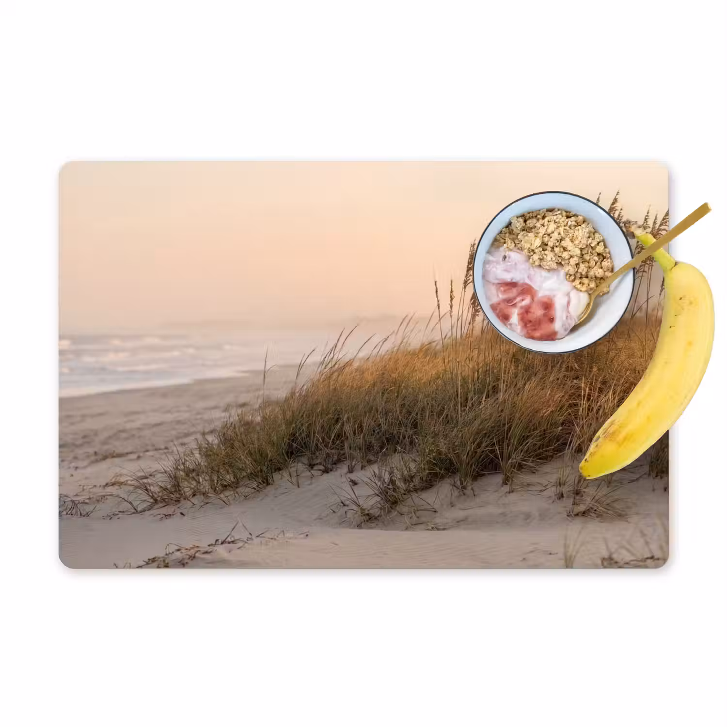 Duinlandschap - Zonsondergang - Strand Placemat vinyl groot -zzzproduct_Kitchenyeah-website