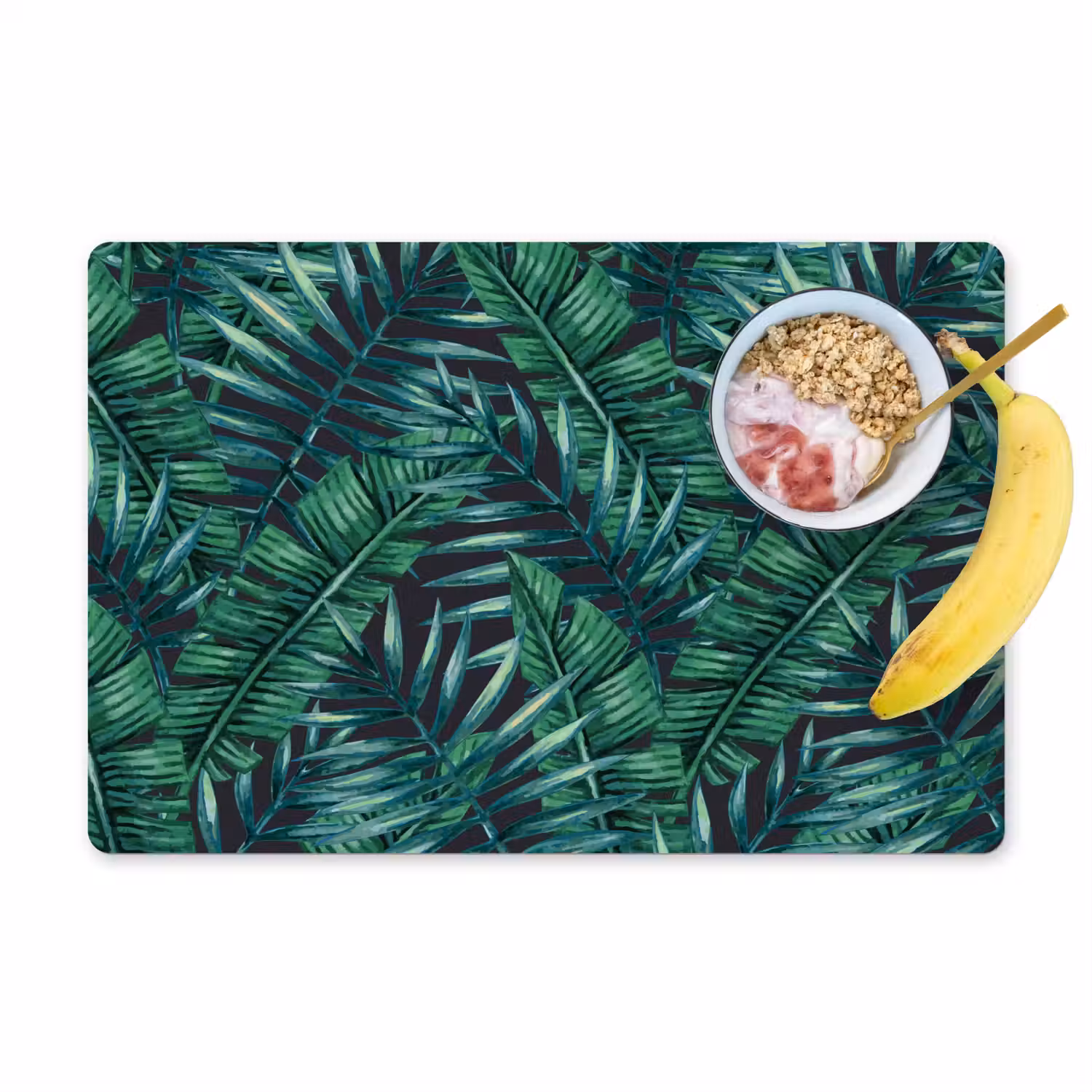 Jungle - Bladeren - Tropical Placemat vinyl groot -zzzproduct_Kitchenyeah-website