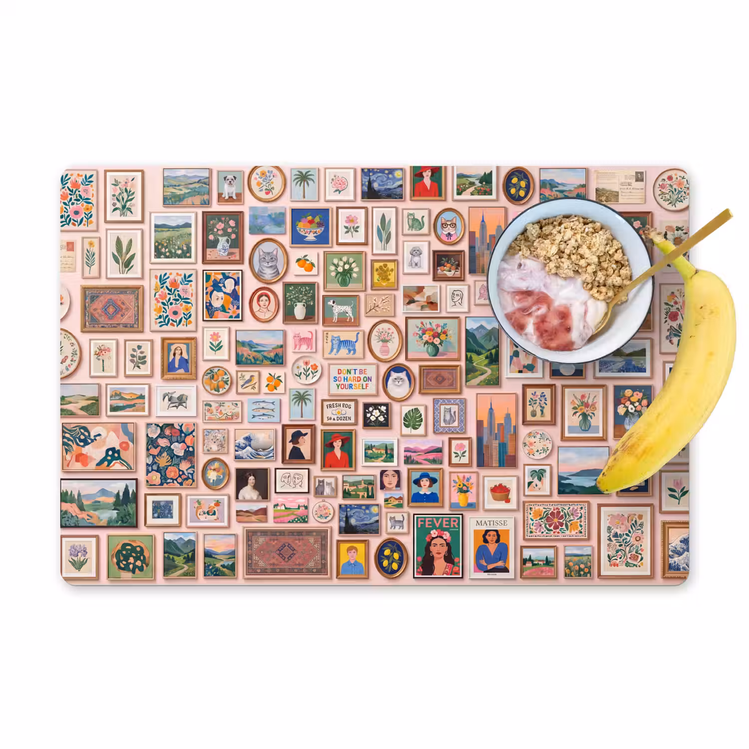 Kunst - Collectie - Decoratie - Modern - Kleurrijk Placemat vinyl groot -zzzproduct_Kitchenyeah-website