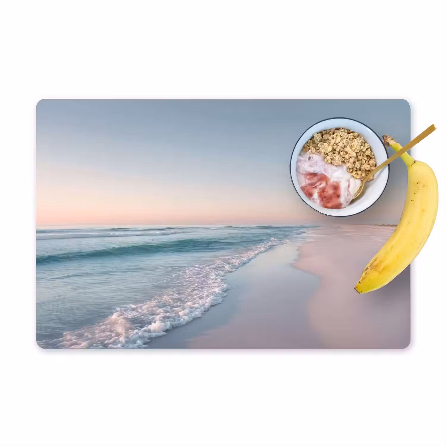 Kustlijn - Pastel - water Placemat vinyl groot -zzzproduct_Kitchenyeah-website