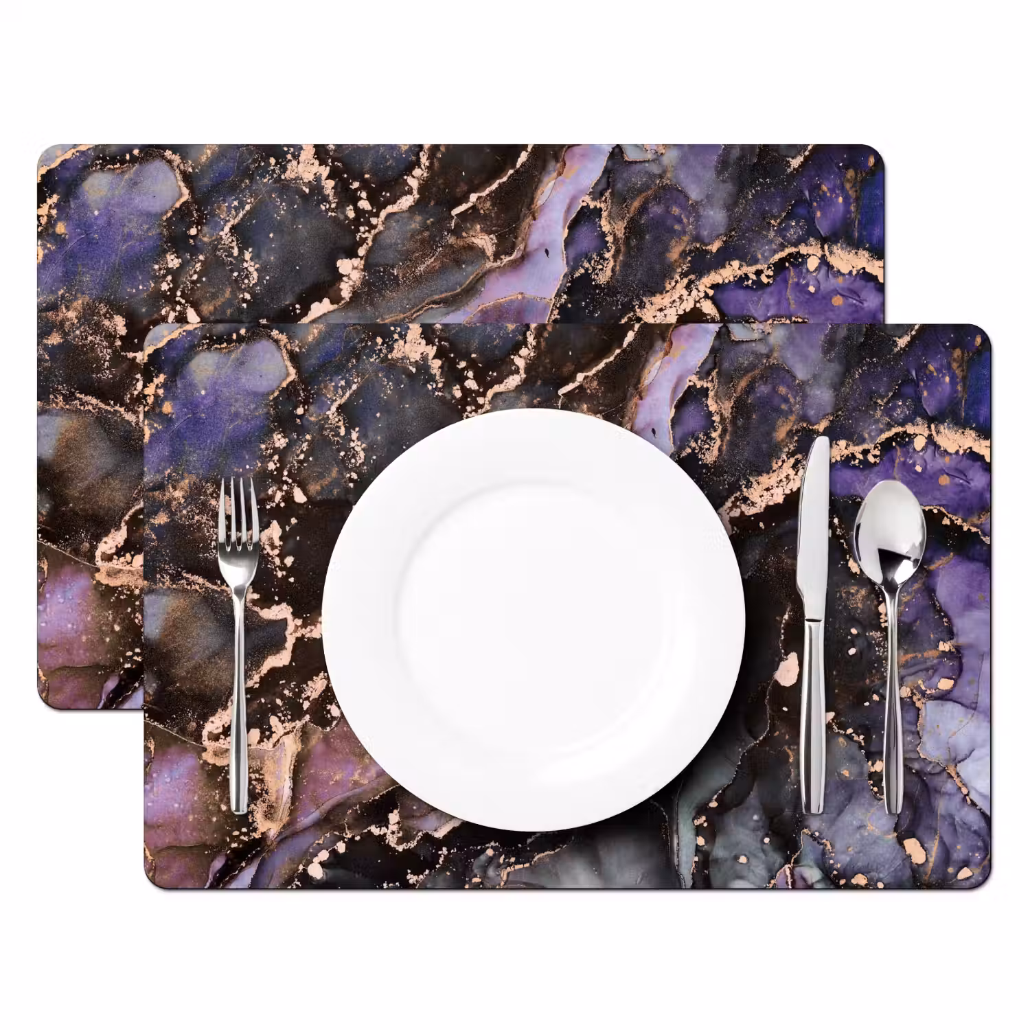 Marmer - Goud - Roze Placemat vinyl groot -zzsfeer2_Kitchenyeah-website