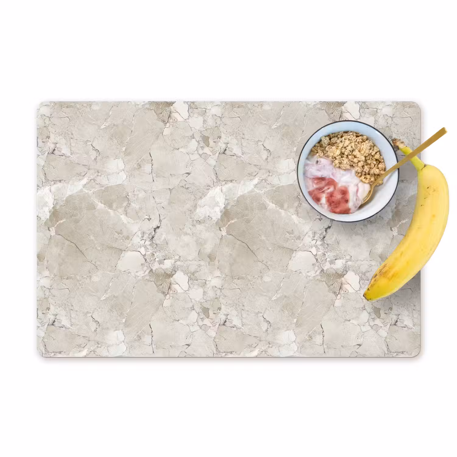 Marmer - Grijs - Aders Placemat vinyl groot 368 -zzzproduct_Kitchenyeah-website