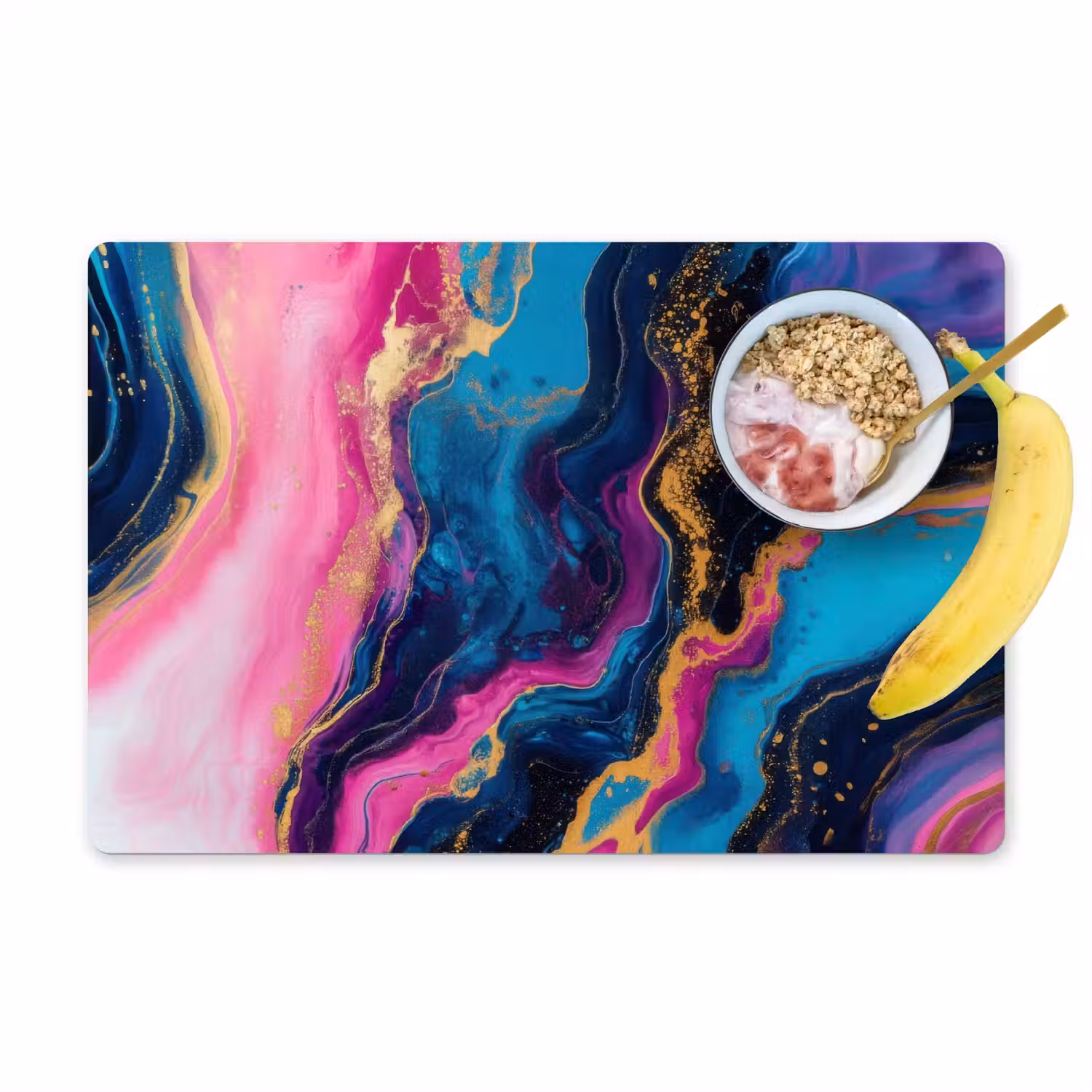Marmer - Modern - Goud Placemat vinyl groot -zzzproduct_Kitchenyeah-website
