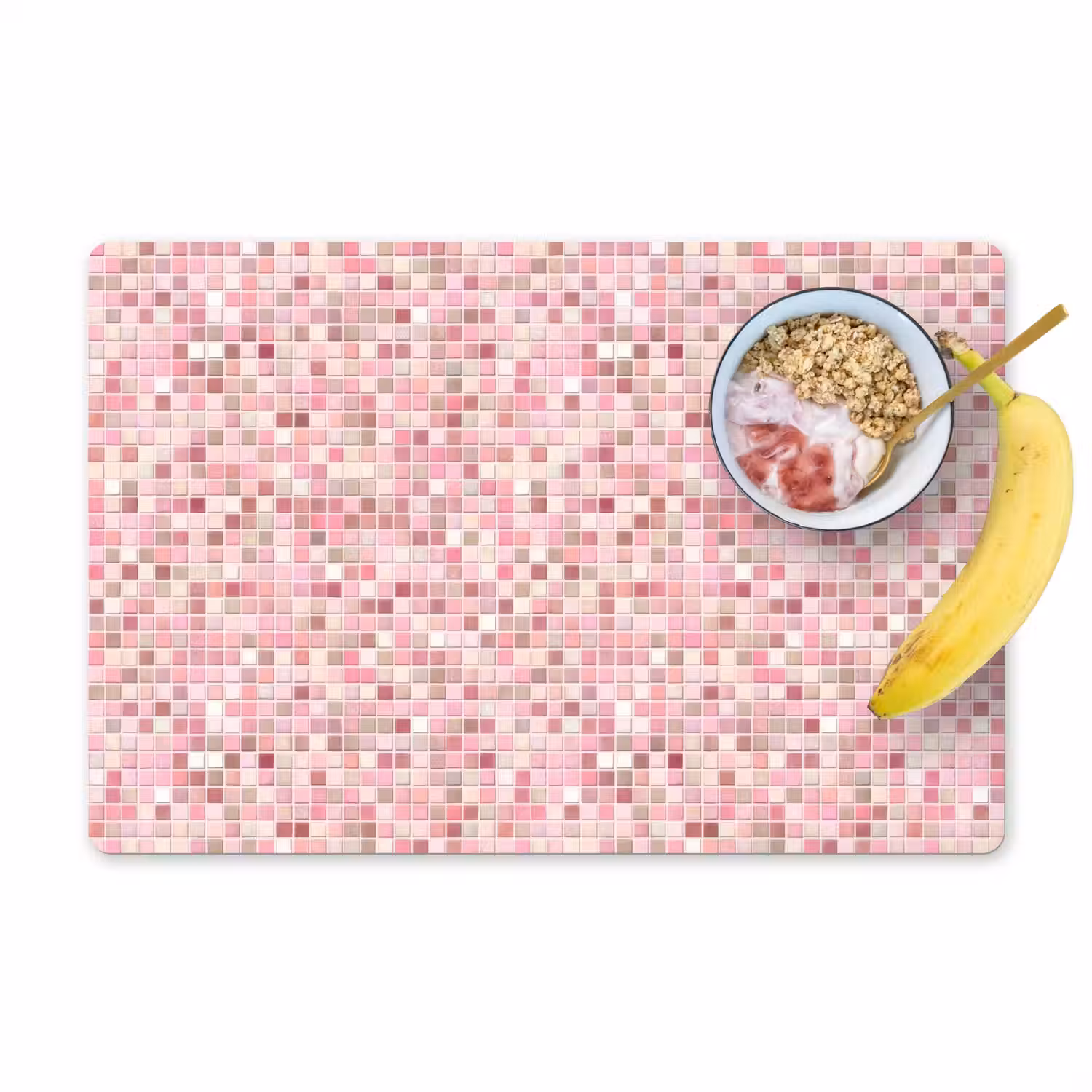Mozaïek - Patroon - Roze Placemat vinyl groot 368 -zzzproduct_Kitchenyeah-website