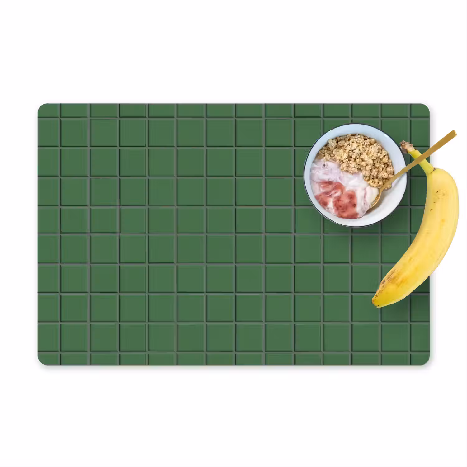 Patroon - Tegels - Groen Placemat vinyl groot 368 -zzzproduct_Kitchenyeah-website