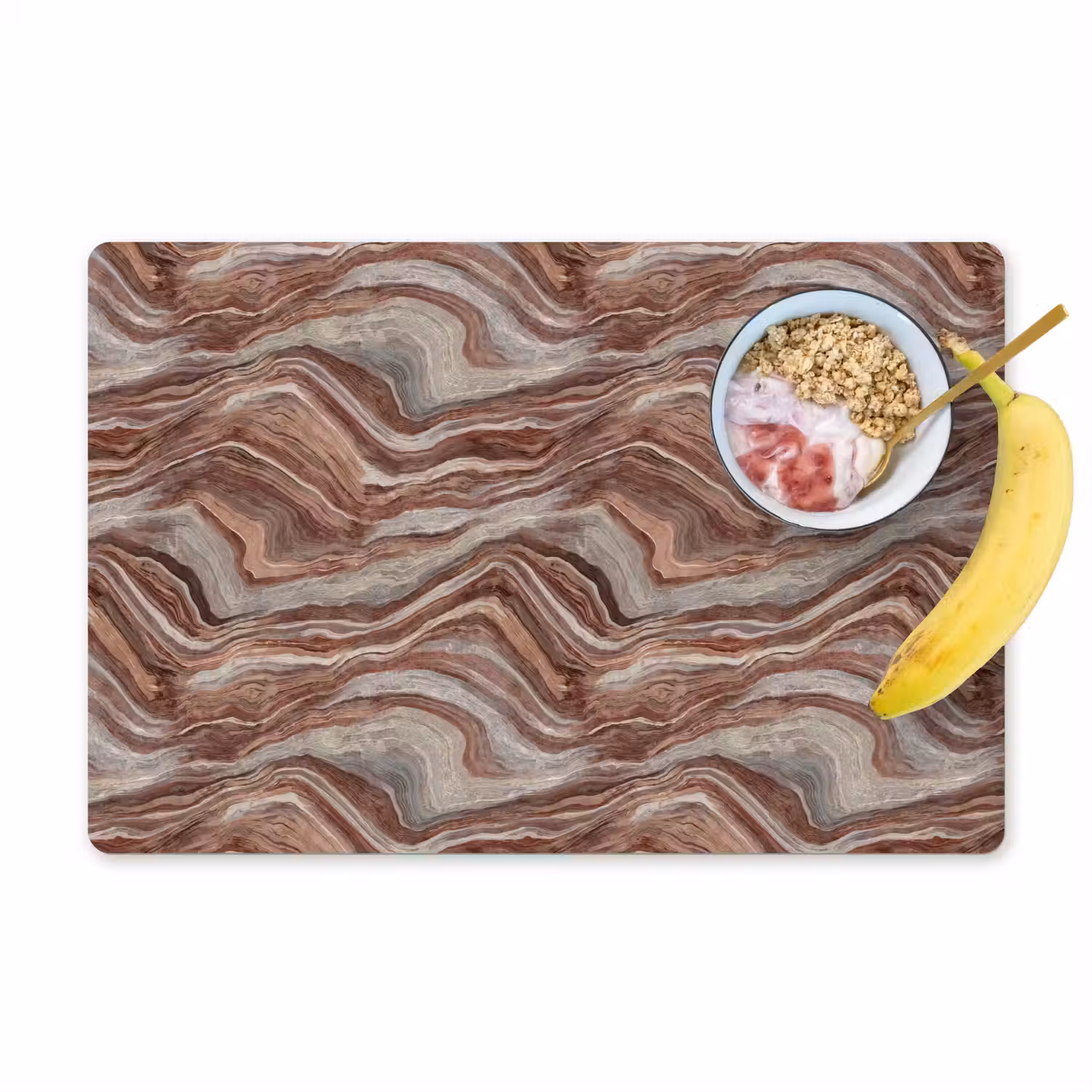 Patroon - Zandsteen - Travertijn Placemat vinyl groot 368 -zzzproduct_Kitchenyeah-website