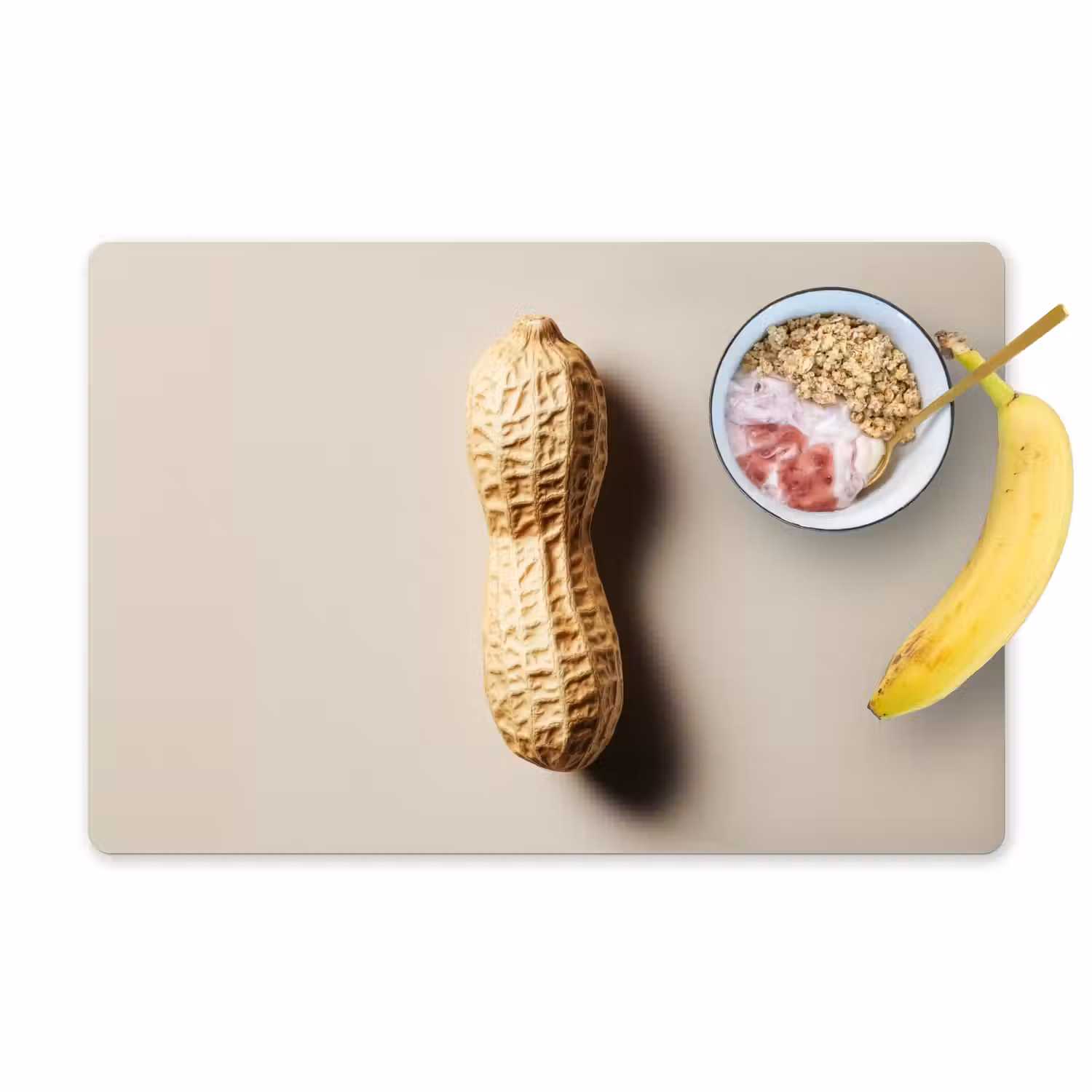 Pinda - Ruw - Beige Placemat vinyl groot -zzzproduct_Kitchenyeah-website