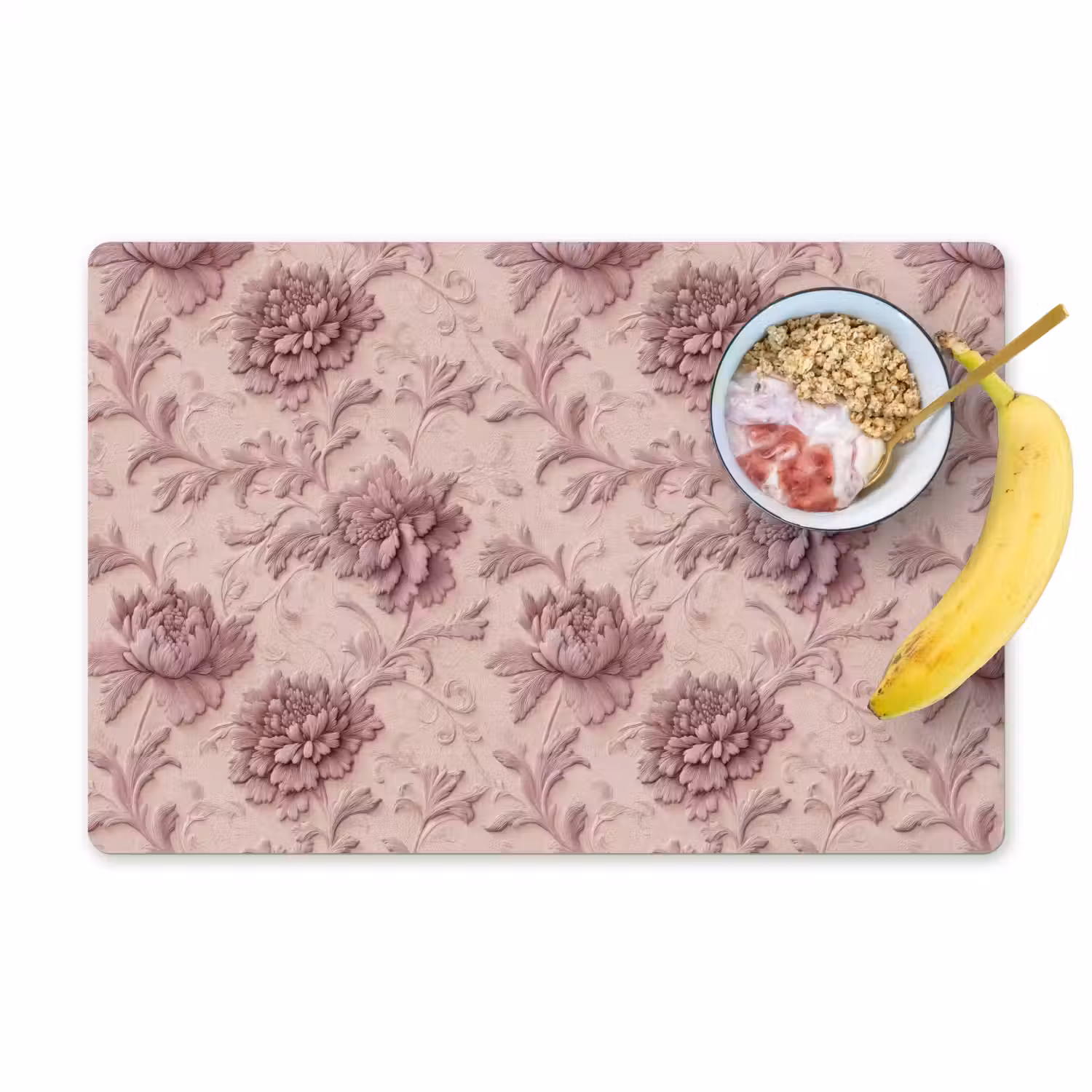 Reliëf - Pioenrozen - Roze Placemat vinyl groot 368 -zzzproduct_Kitchenyeah-website