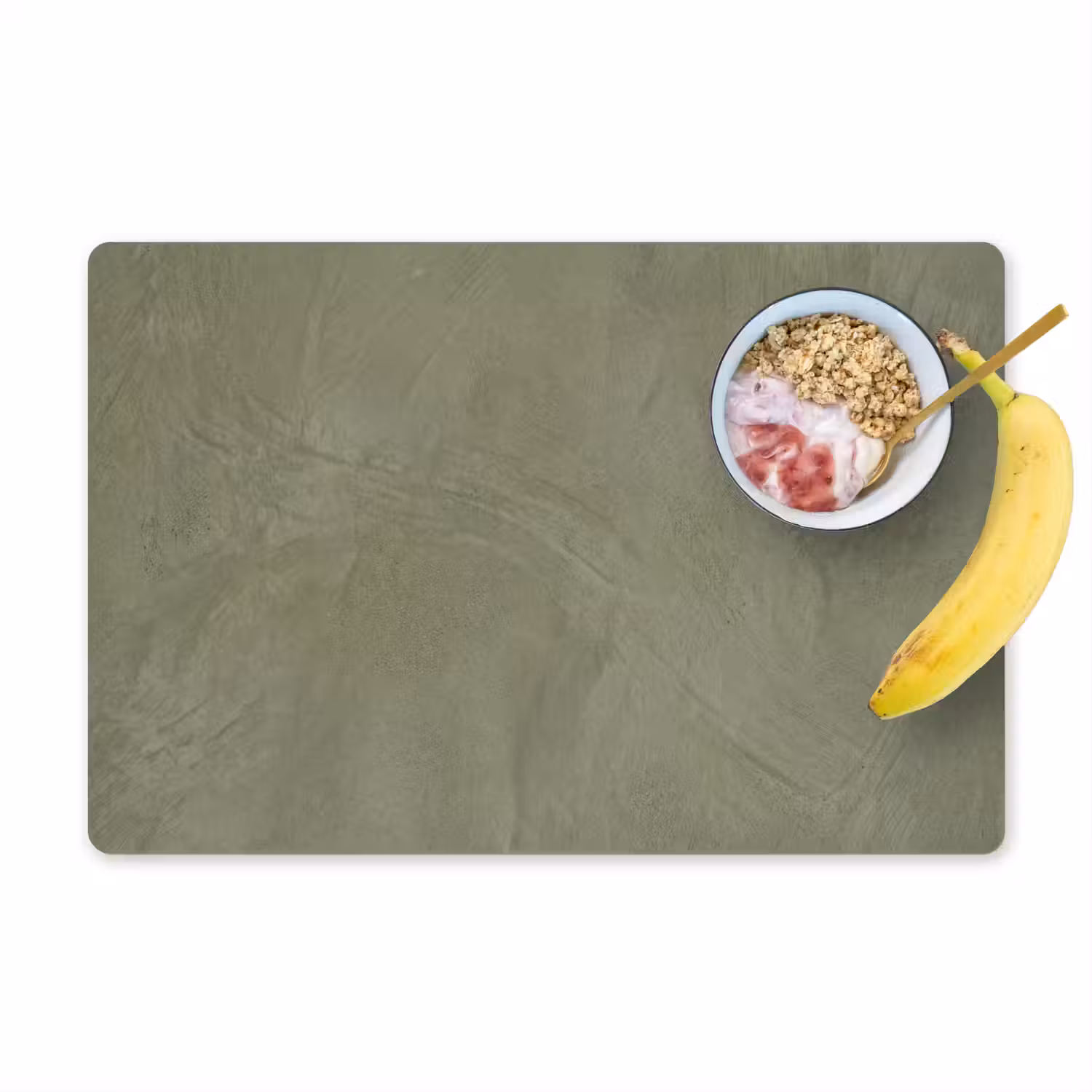 Textuur - Betonlook - Achtergrond - Modern - Groen Placemat vinyl groot -zzzproduct_Kitchenyeah-website