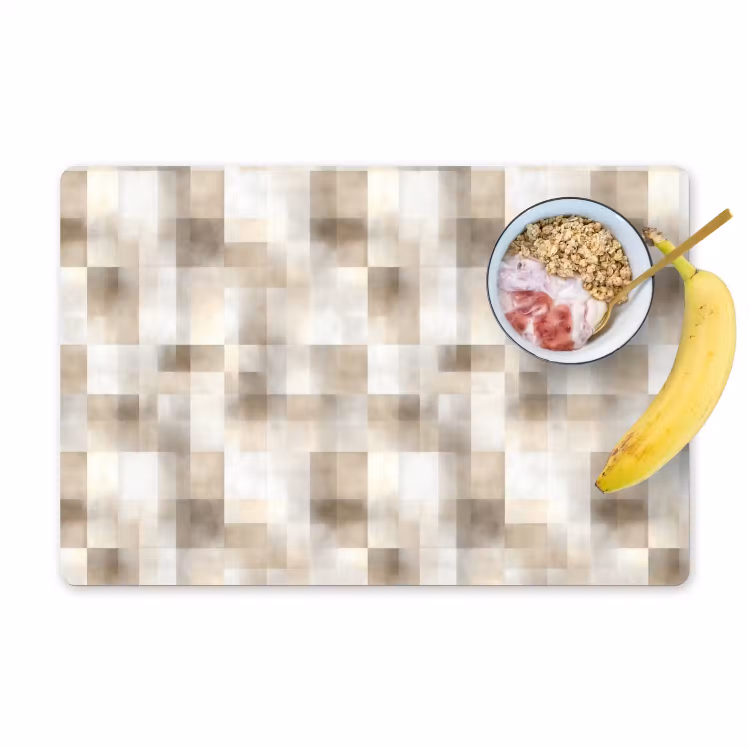 Textuur - Linnen - Beige Placemat vinyl groot 368 -zzzproduct_Kitchenyeah-website