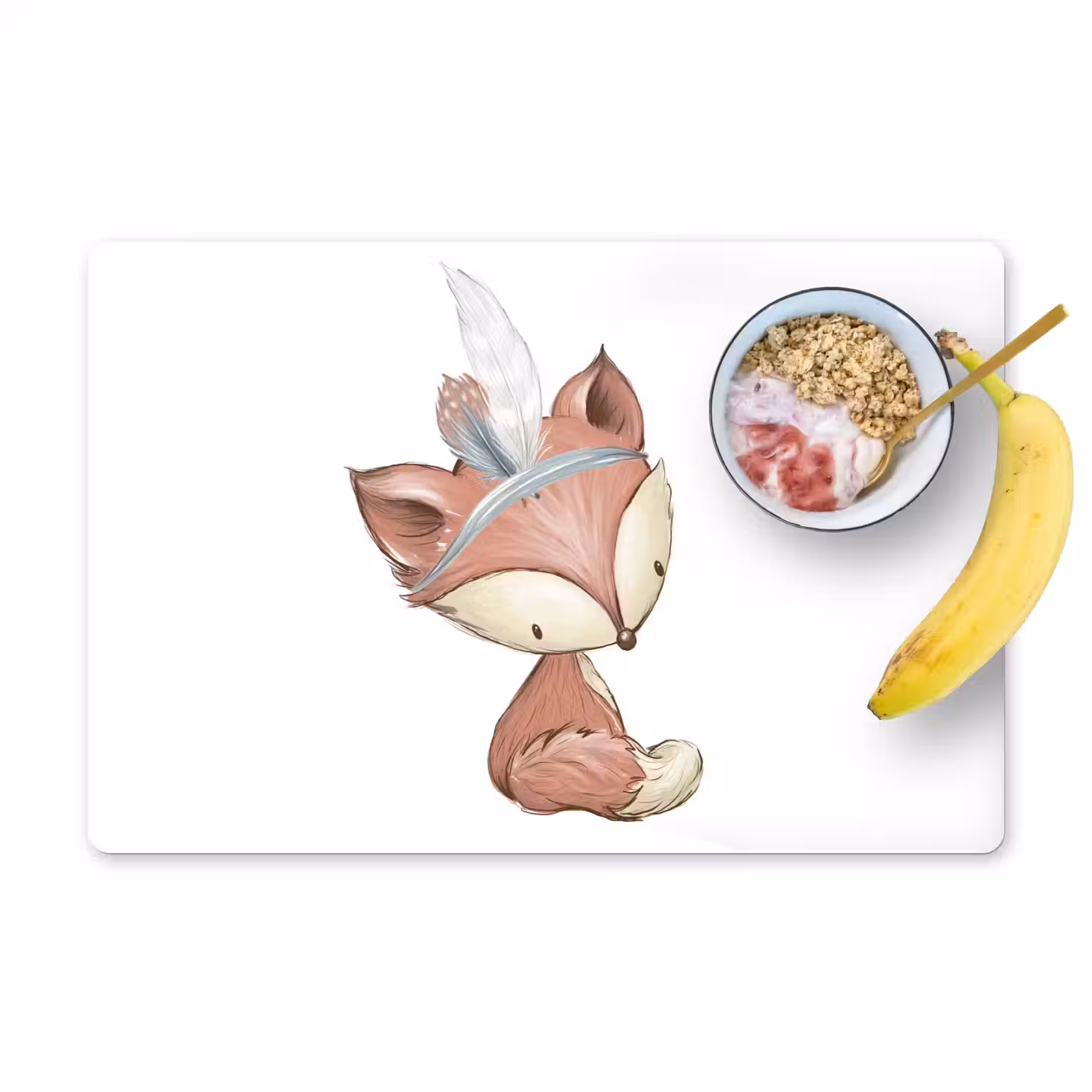 Vos - Dier - Bosdieren Placemat vinyl groot -zzzproduct_Kitchenyeah-website