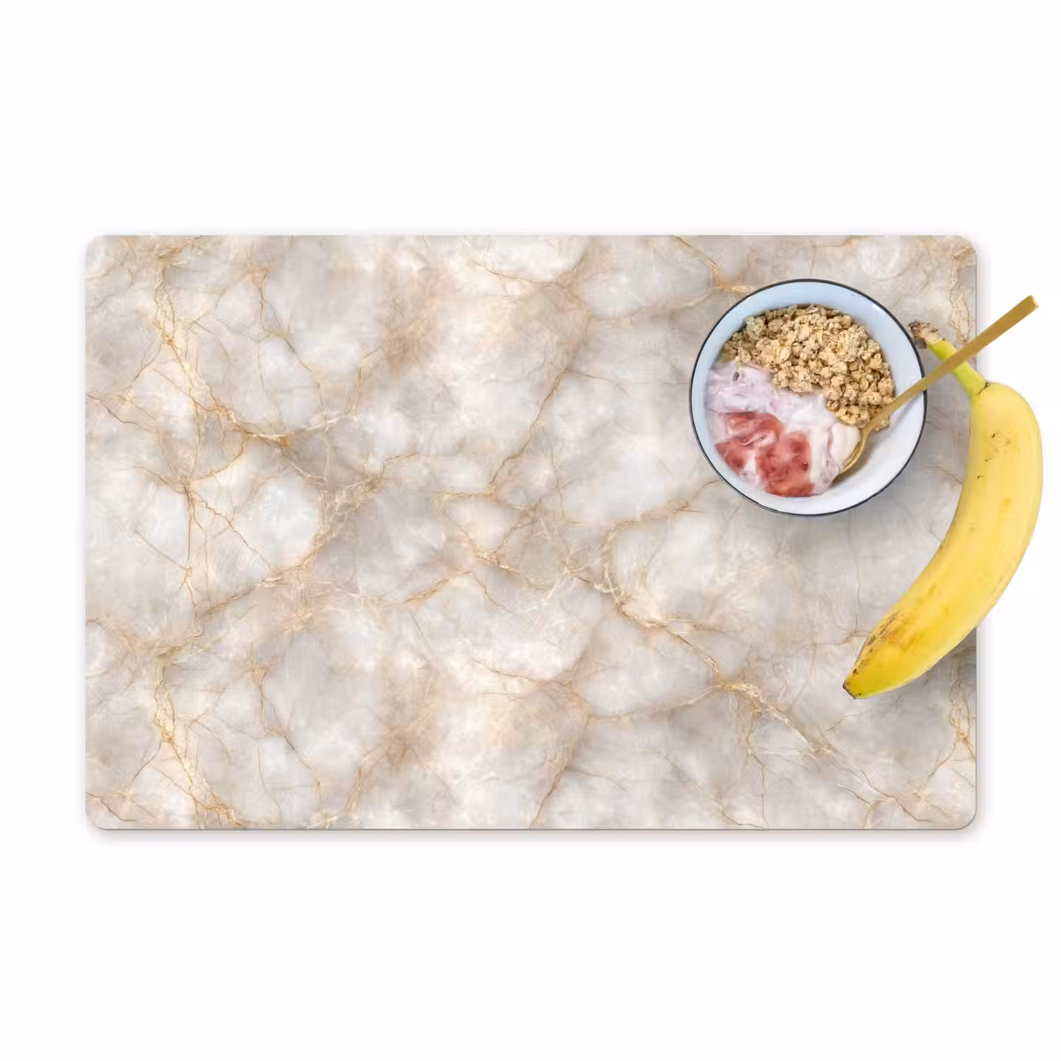Zandkleurig - Marmer - Natuursteen Placemat vinyl groot 368 -zzzproduct_Kitchenyeah-website