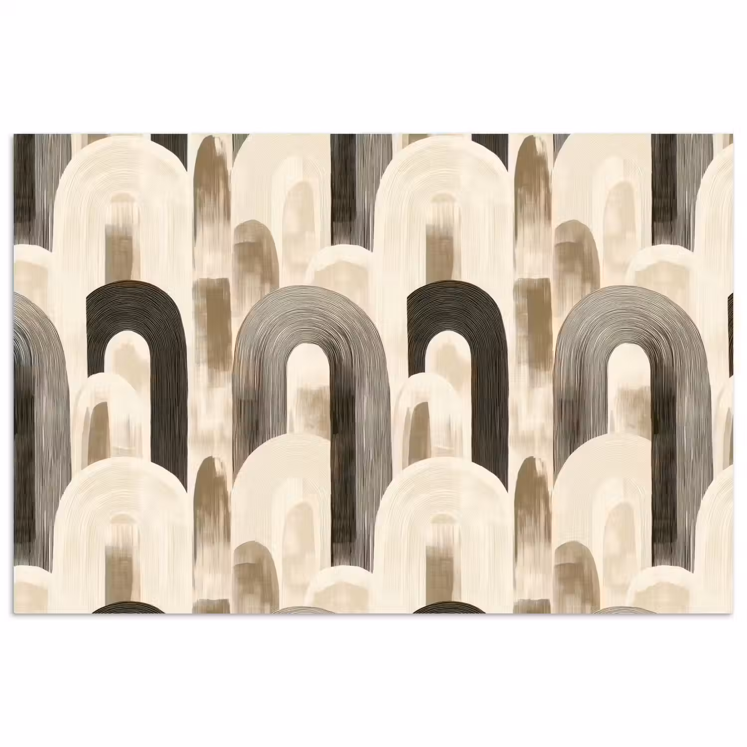 Abstract - Patroon - Bogen poster papier klein 62 -3d