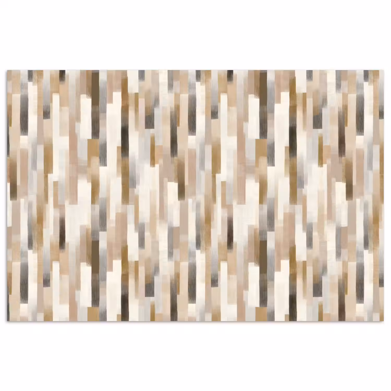 Abstract - Patroon - Kwaststreken poster papier klein 62 -3d