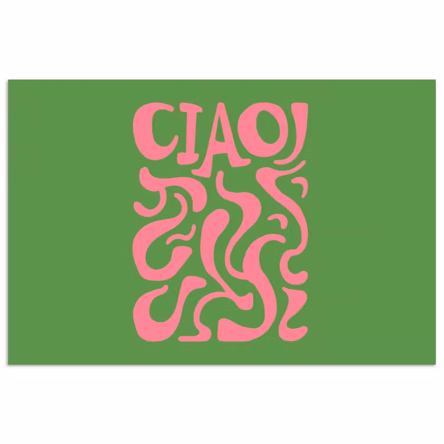 Abstract - Roze - Ciao - Vormen poster papier klein -3d