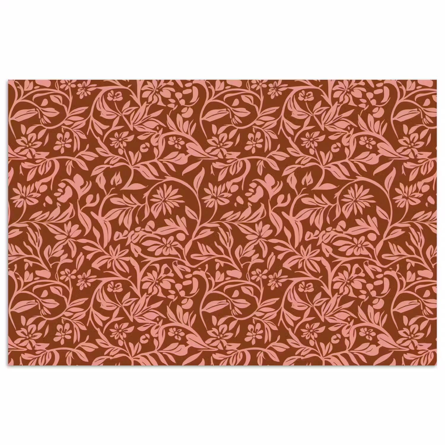 Bloemen - Print - Roze poster papier klein 62 -3d
