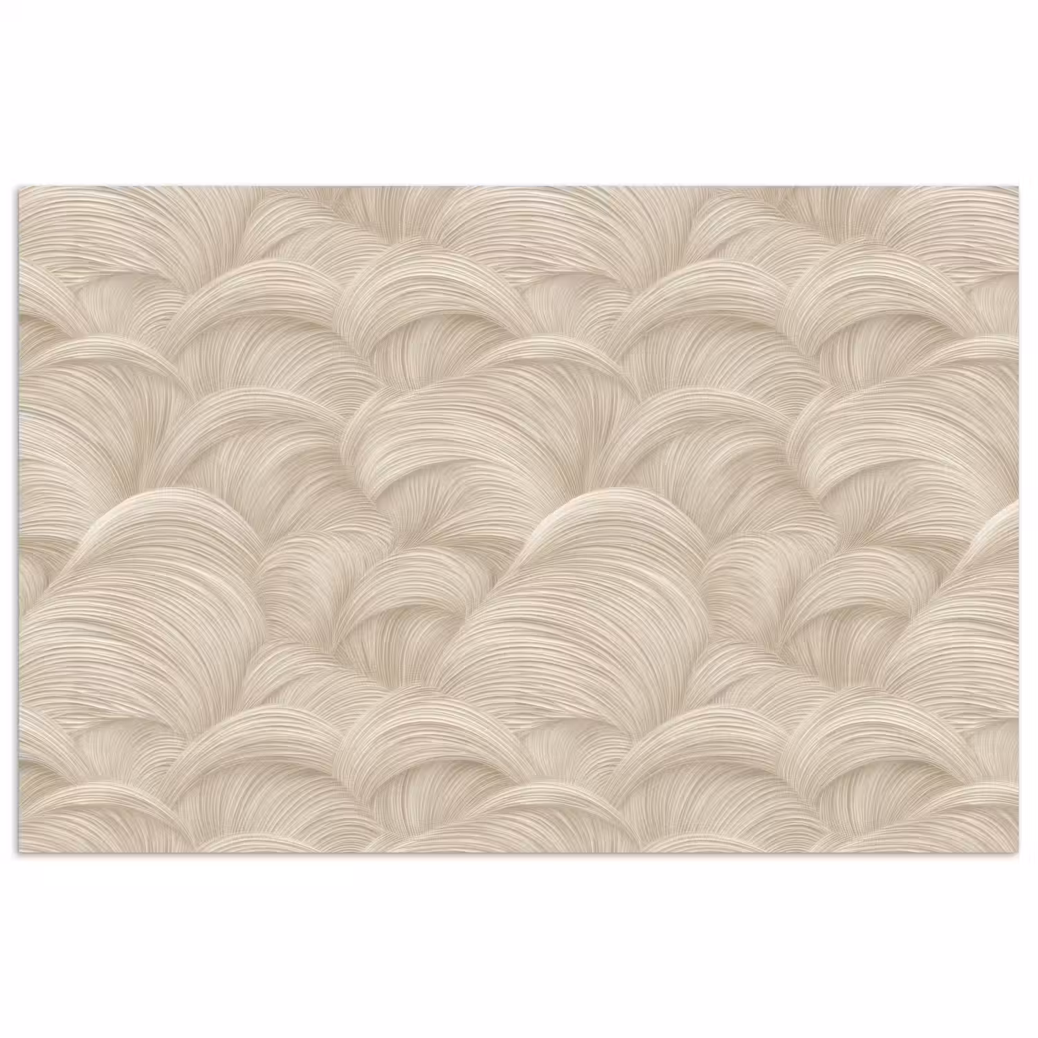 Bogen - Patroon - Beige poster papier klein 62 -3d