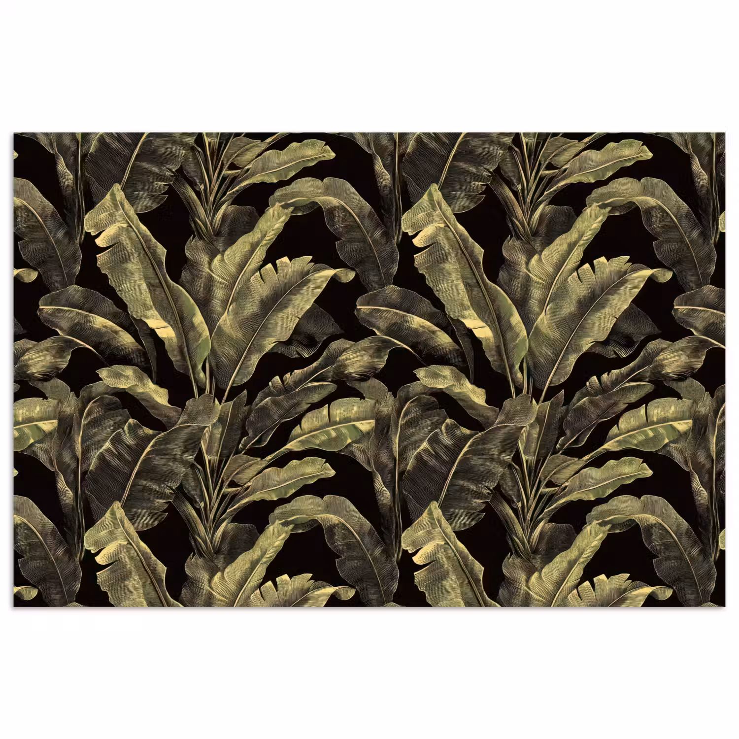 Botanisch - Bladeren - Groen poster papier klein 62 -3d