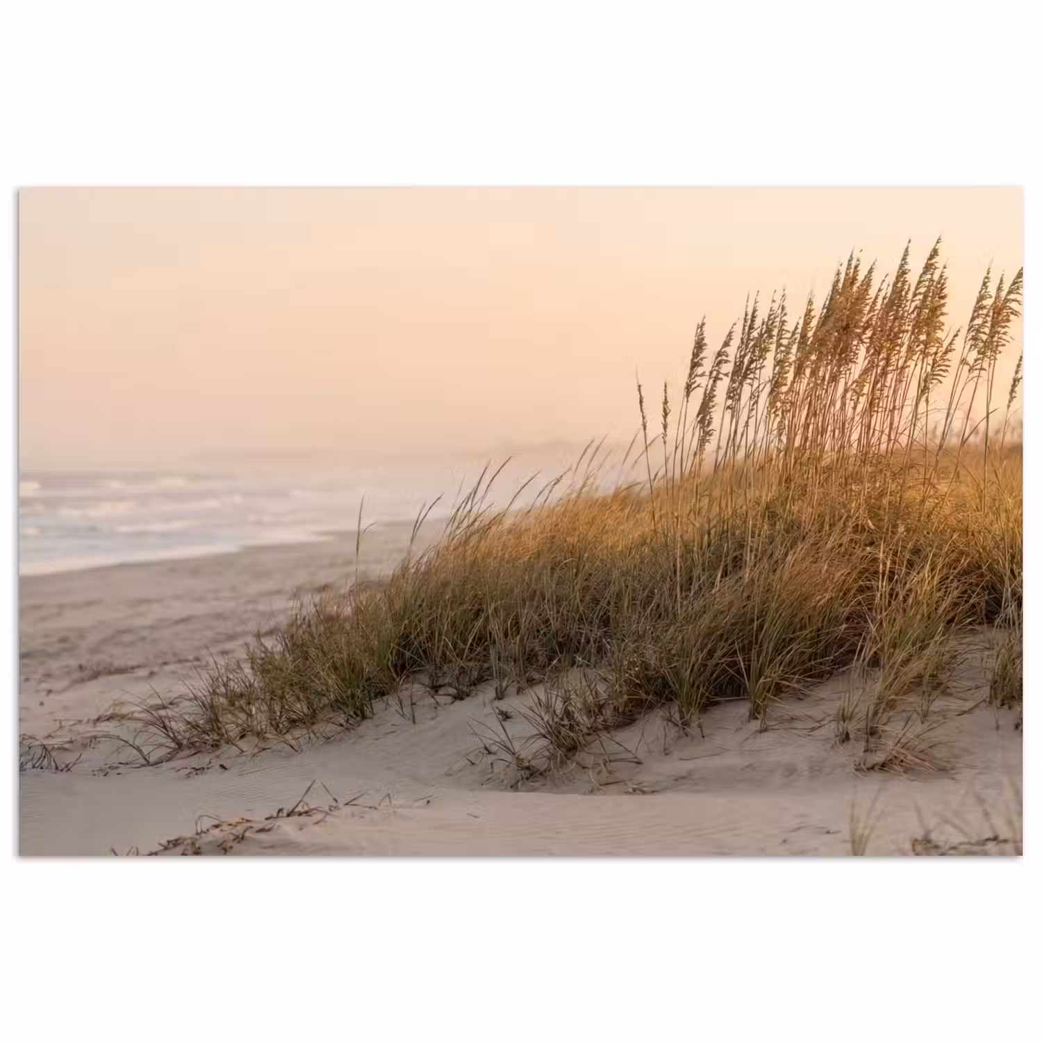 Duinlandschap - Zonsondergang - Strand poster papier klein -3d