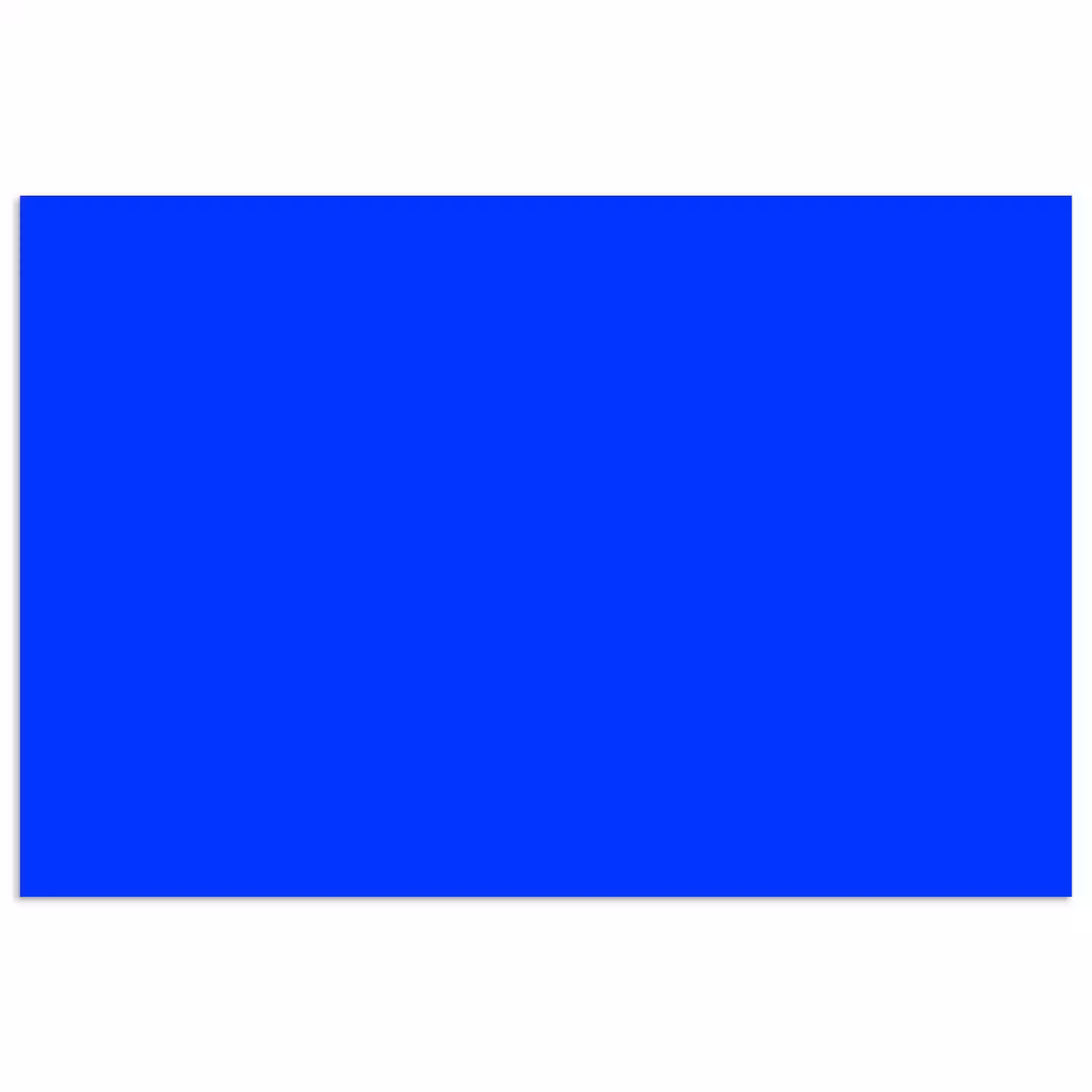 Electric - Blue - Blauw poster papier klein 62 -3d