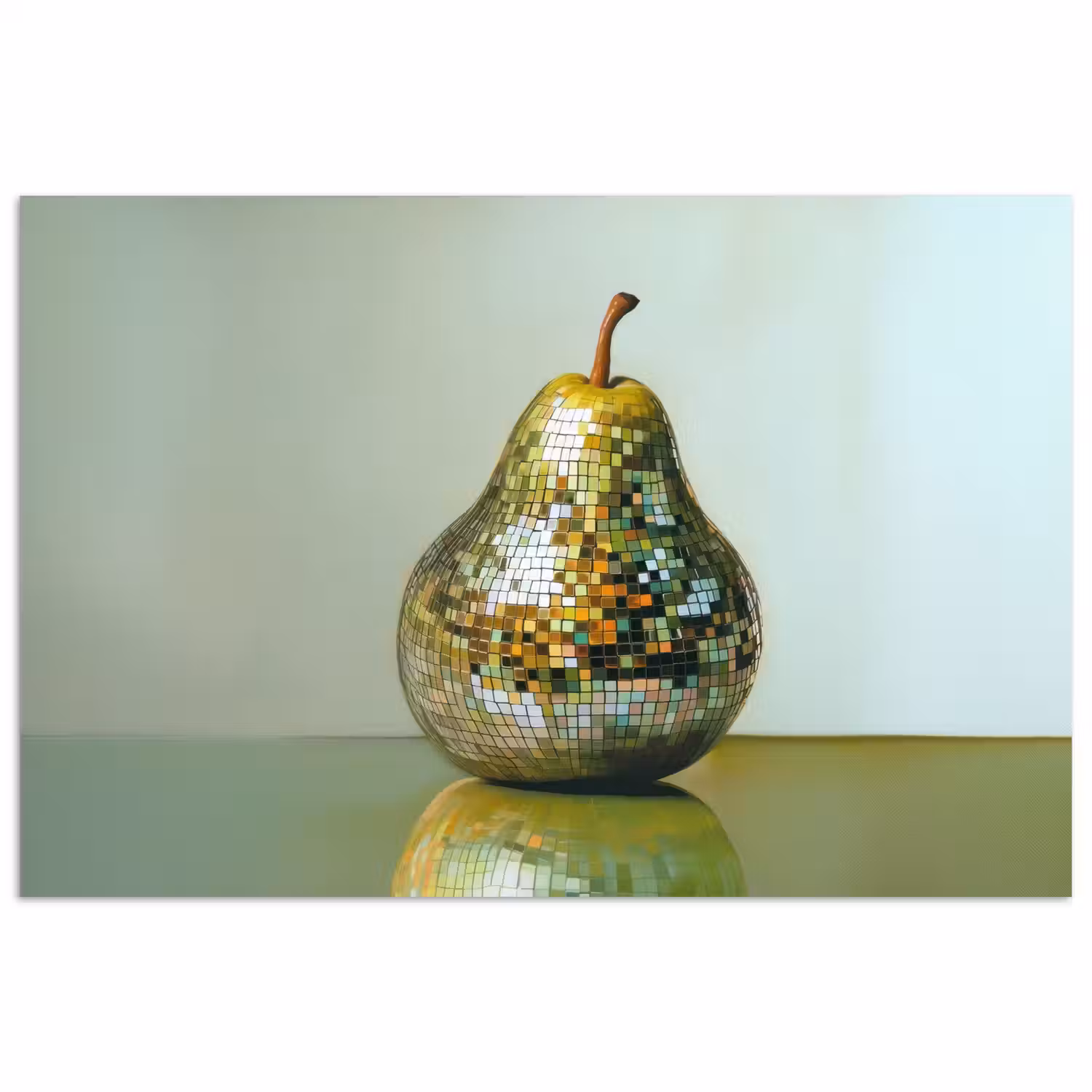 Fruit - Disco - Art - Glitter poster papier klein -3d